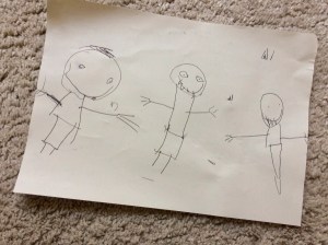 Kinderbild einer Familie