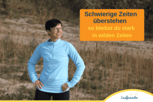 Autorin des Beitrags lächelnd in Laufkleidung.