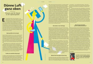 Magazin „humanistisch!“ Artikel Sarah Zöllner „Dünne Luft ganz oben“
